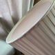 Brass lamp with pleated shade
