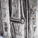 Mauro Manetti silver-plated metal ice bucket with bamboo decoration, Italy, 1970s