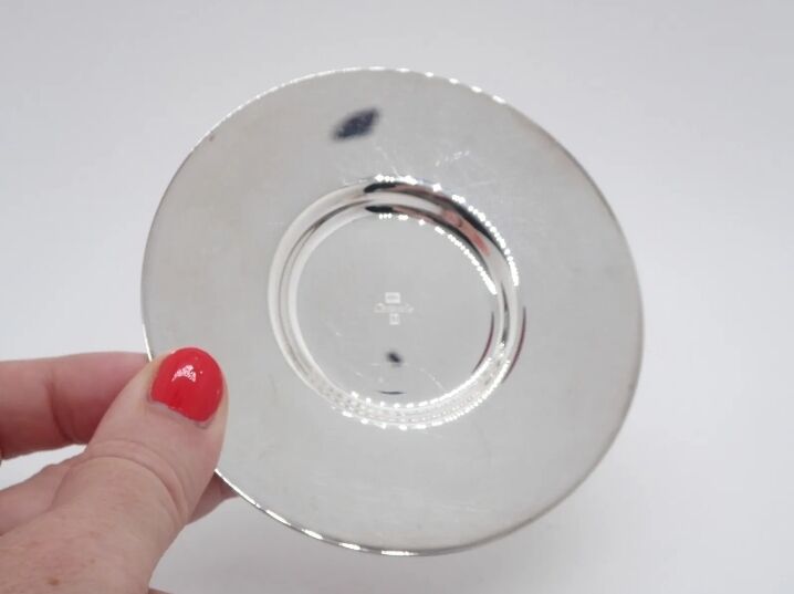 Christofle silver metal mug