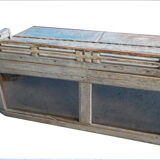 Glassed teak merchant furniture