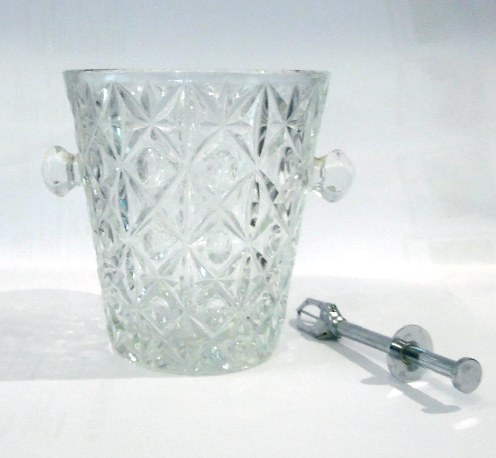 Glass ice bucket