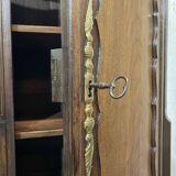 Buffet with 2 bodies in oak and chestnut, Breton work, late 18th century.