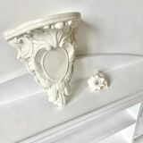 Wall console ceramic shelf