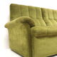 Vintage green velvet canapé made in the 1970s.