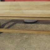Farm table in washed oak