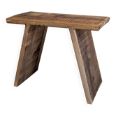 Tabouret banc ancien bois patine brocante