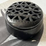 Empty pocket with black ceramic lid, Mexico 1980