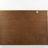 Large 20th century decorative Vintage gilded mirror, Belgium