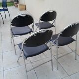 4 vintage folding chairs CIVIC