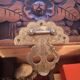 Asian carved mallet, made of camphor wood, from Hong Kong 100 X 52 X 60 cm