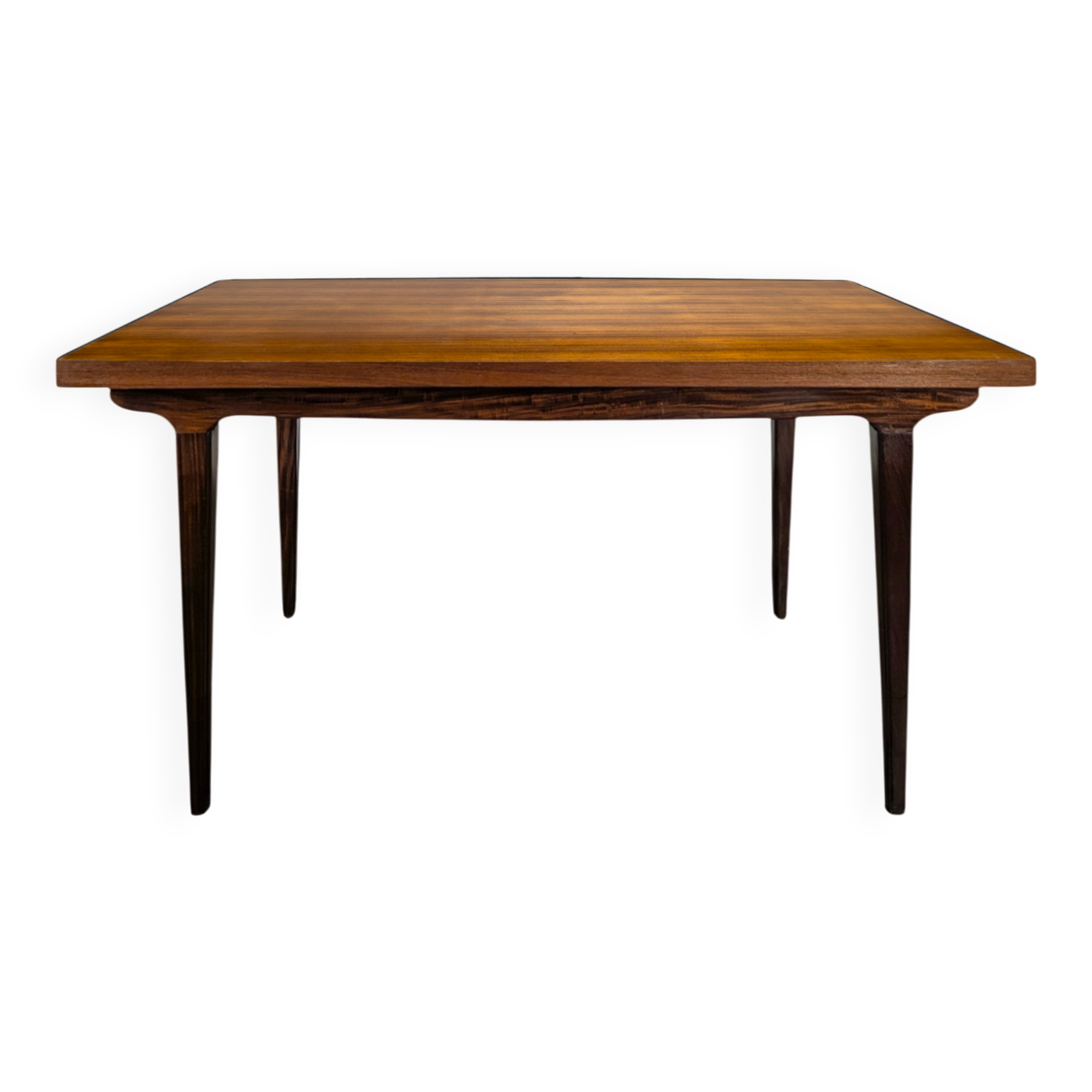 Scandinavian dining table in teak