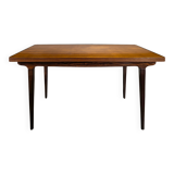 Scandinavian dining table in teak