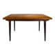 Scandinavian dining table in teak
