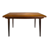Scandinavian dining table in teak