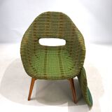 Shell lounge chair by Miroslav Navratil for Vertex, 1960