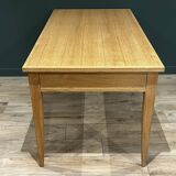 Bureau 1 tiroir en ceinture bois massif brut