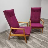 Vintage armchairs by Ton