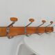 Vintage wall coat rack from the 60s/70s
