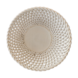 Vintage fruit dish ceramic braided 60s