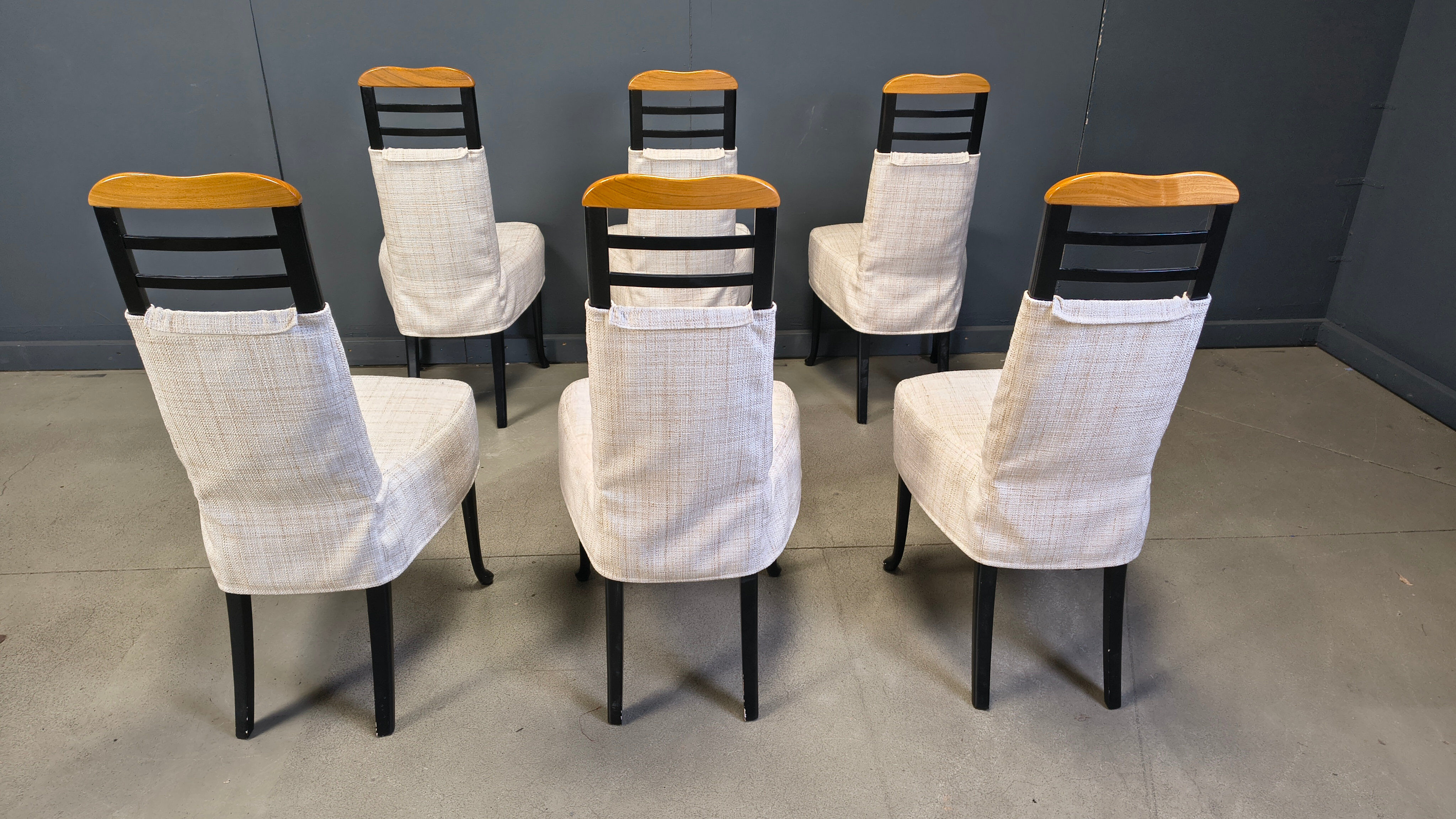 Vintage dining chairs by Giorgetti, 1970s