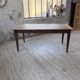 Table de ferme noyer pieds fuseaux 1950