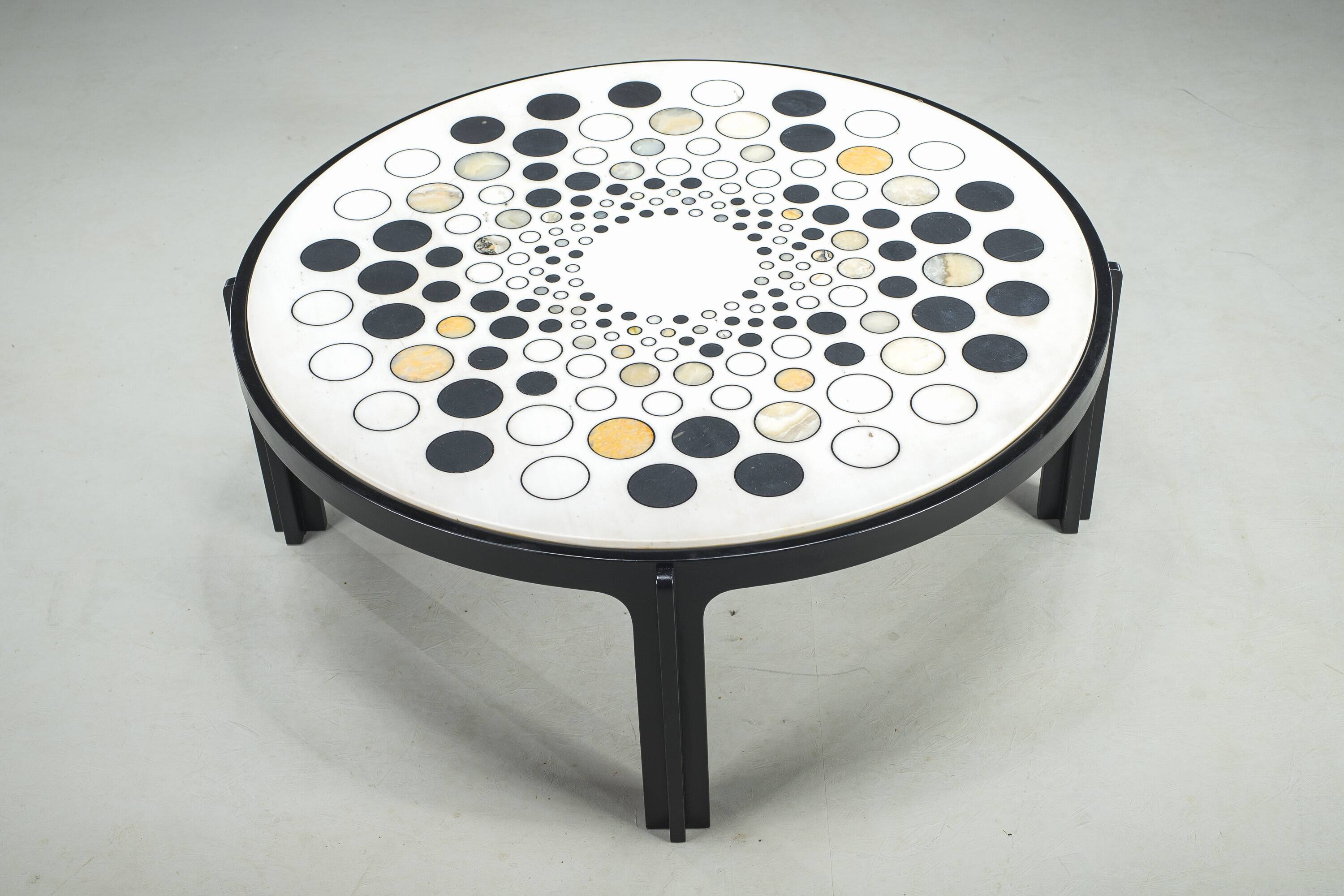 Vintage Ravenna Coffee Table in Marble by Heinz Lilienthal, 1970s