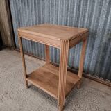 Vintage oak side table