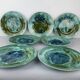 Series of 7 assietes by Alice Colonieu