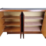 Vintage brutalist highboard, 1970s