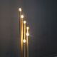 Vintage brass floor lamp, 1970s