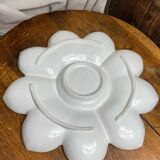 Compartmented tray in Italian ceramic