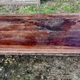 Nepalese coffee table with turned legs and aged patina