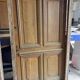 Solid oak entrance door 19th century
