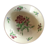 Assiette creuse demi porcelaine KG Luneville