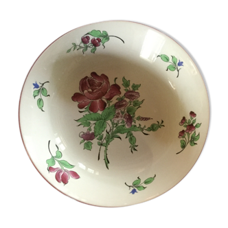HALF porcelain hollow plate KG Luneville