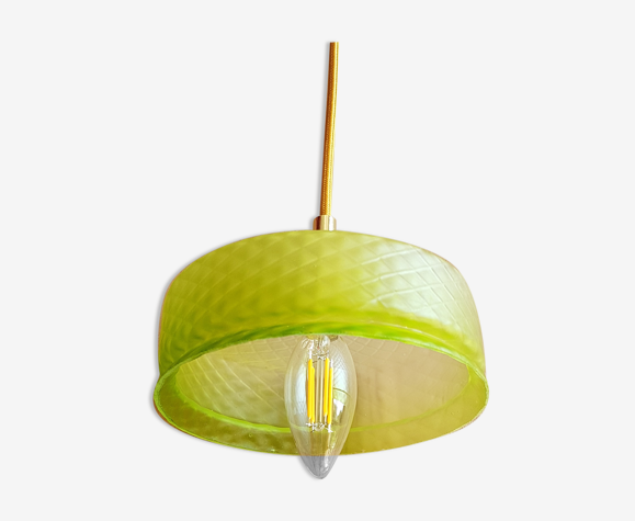 Suspension lampe baladeuse globe vintage