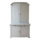 Antique storage furniture repainted grey