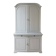 Antique storage furniture repainted grey