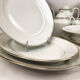 Large porcelain service of Limoges, stamp TL