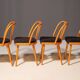 Ensemble de quatre chaises en bois | Antonín Šuman, 20e siècle