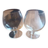 2 verres cognac ou armagnac