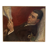 Tableau Gentlman à la lecture