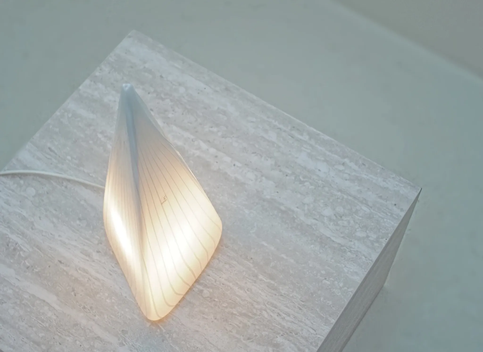Conical lamp in Murano for Lino Tagliapietra