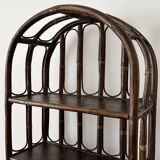 Vintage rattan shelf