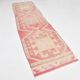 3x10 Soft Pink Turkish Vintage Runner Rug, 97x324Cm