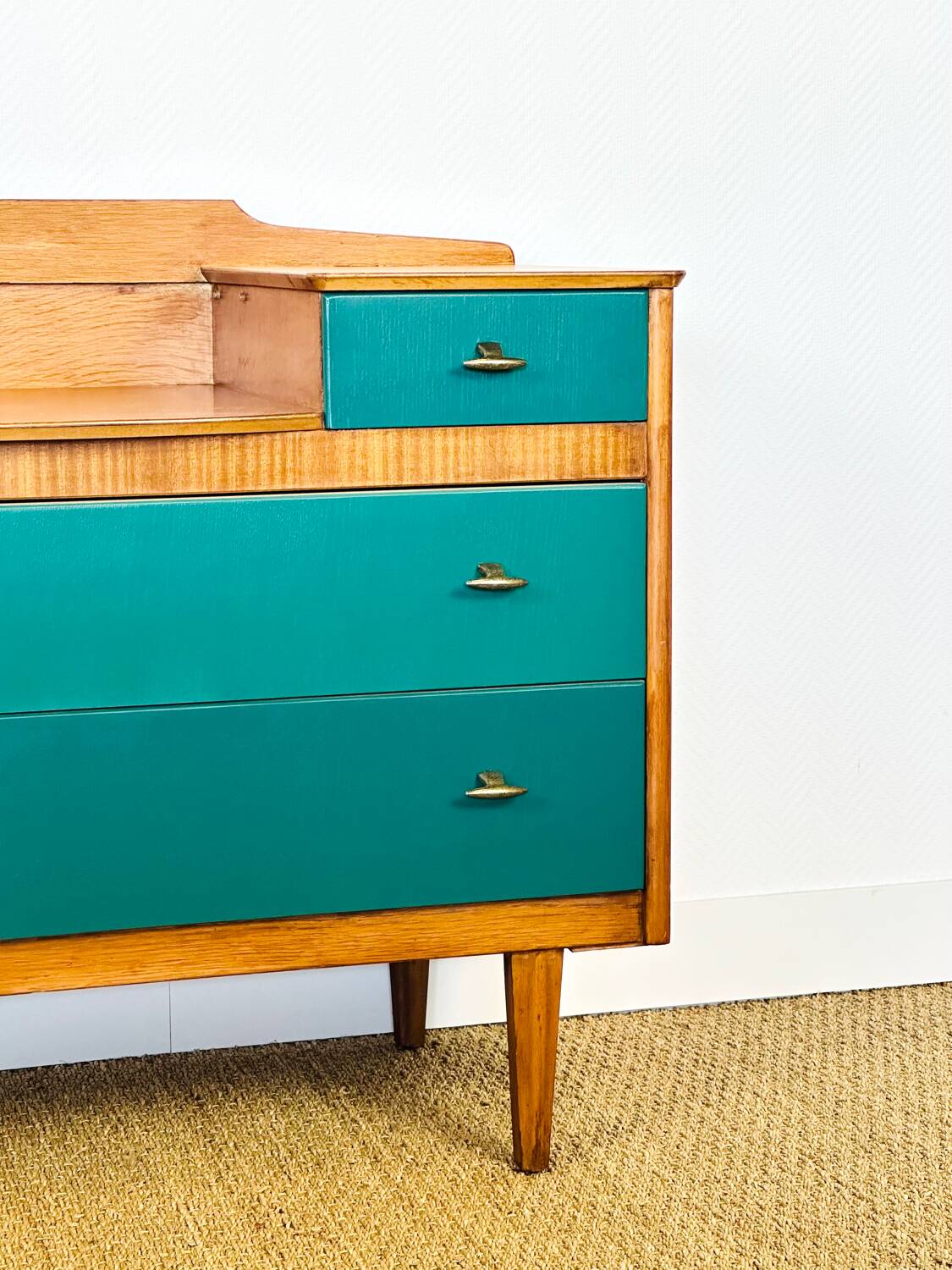 Coiffeuse en chêne 1960