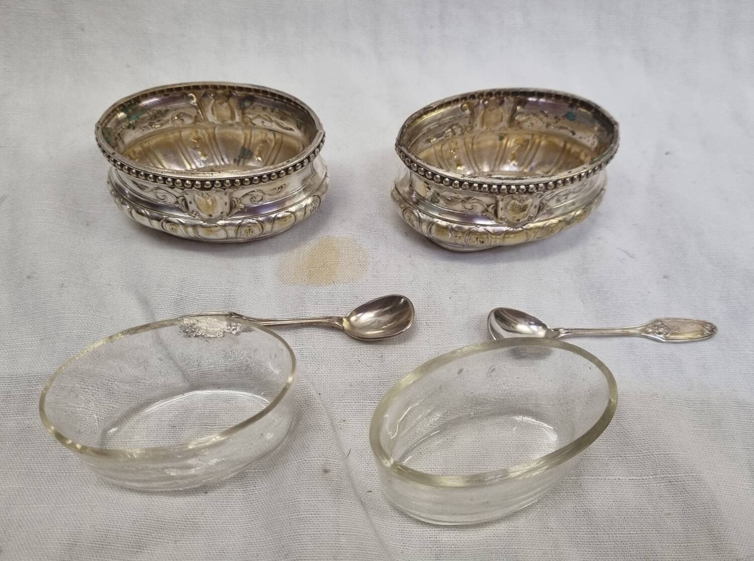 Medici Silver Salt Cellars