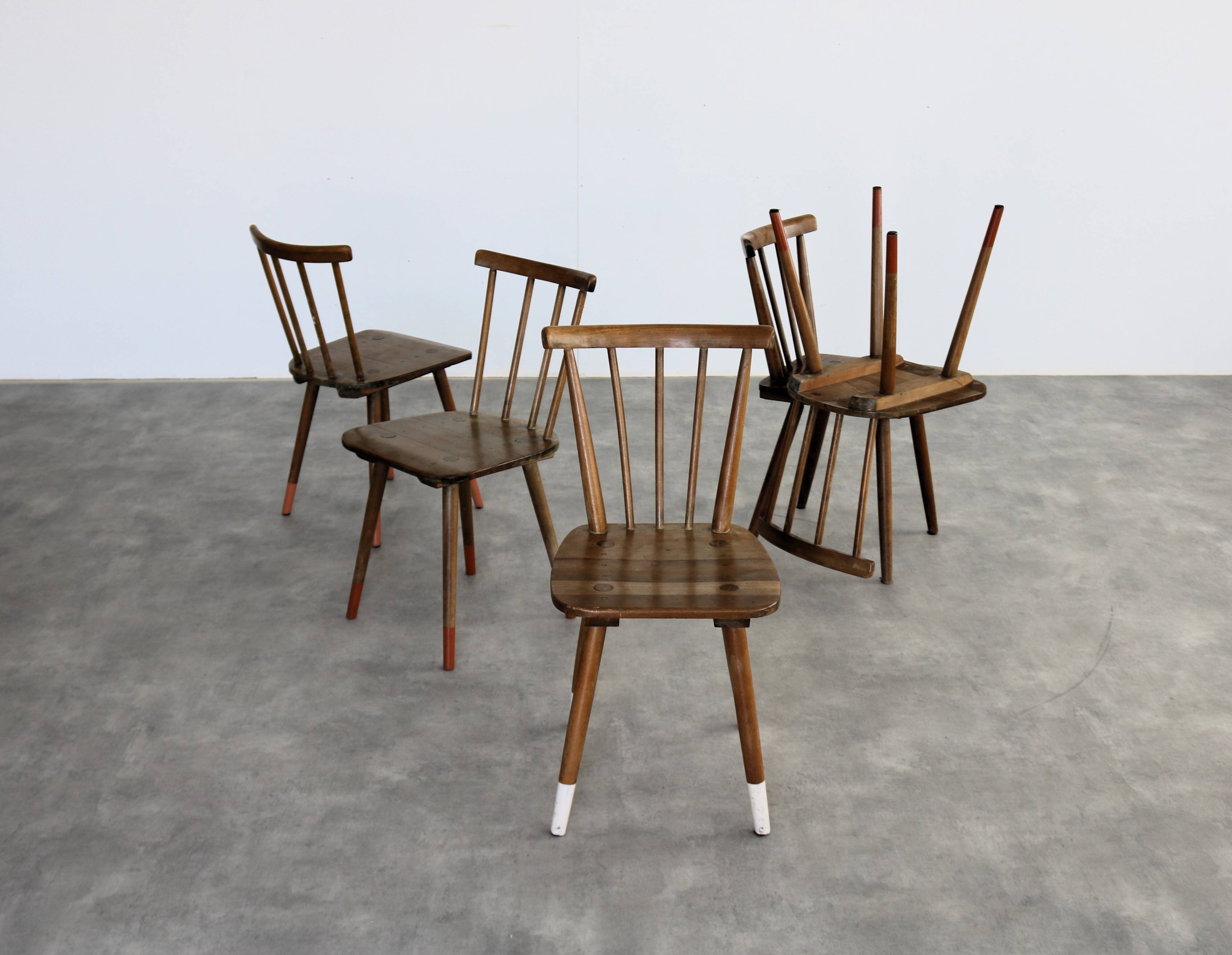ensemble de 12 chaises de salle à manger en chêne