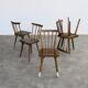 ensemble de 12 chaises de salle à manger en chêne
