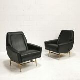 Paire de fauteuils Guy Besnard 1960